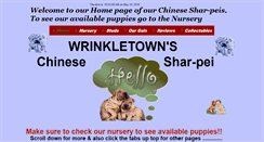 Desktop Screenshot of chinesesharpeinc.com