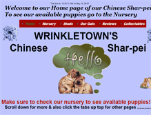 Tablet Screenshot of chinesesharpeinc.com